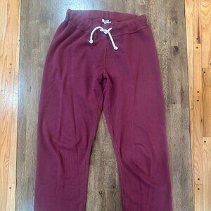 perfectwhitetee Brand Joggers (Burgundy)